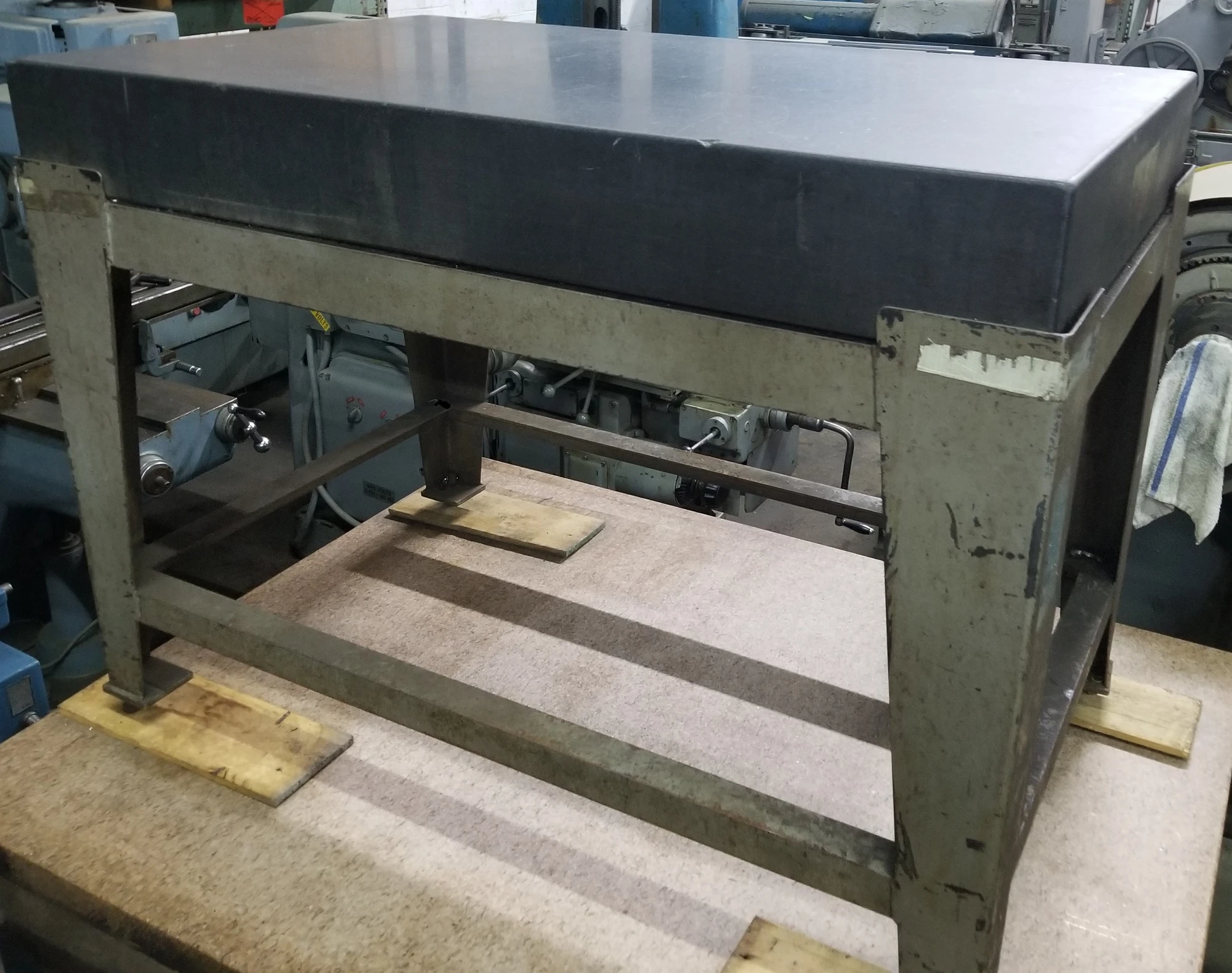 Used GRANITE 30" X 48" BLACK GRANITE SURFACE PLATES 3652 Cleveland